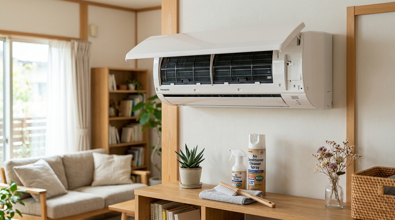 エアコン内部をDIYでリセット！市販クリーナーで夏のカビ臭をゼロにする方法