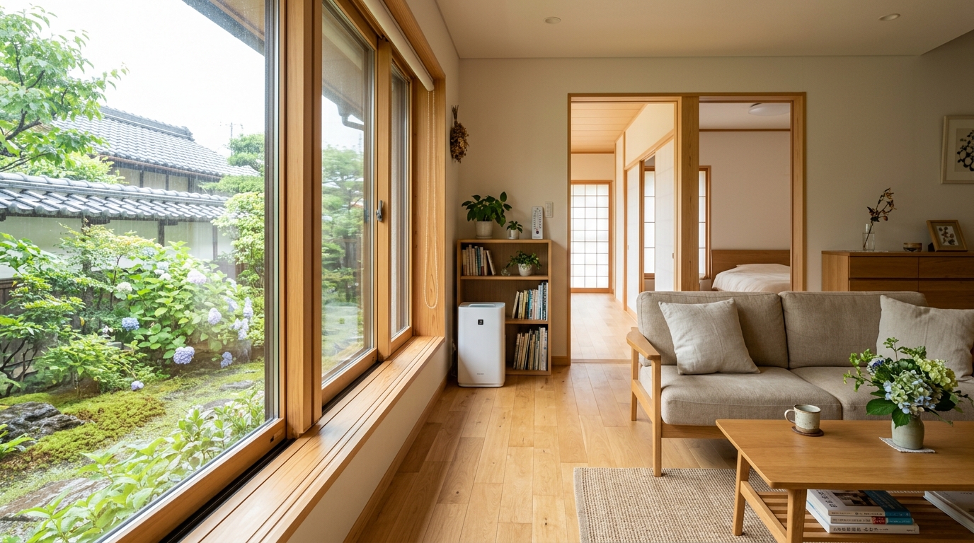 梅雨に「間違った換気」をしていませんか？カビを防ぐ窓の開け方と部屋別換気ルーティン