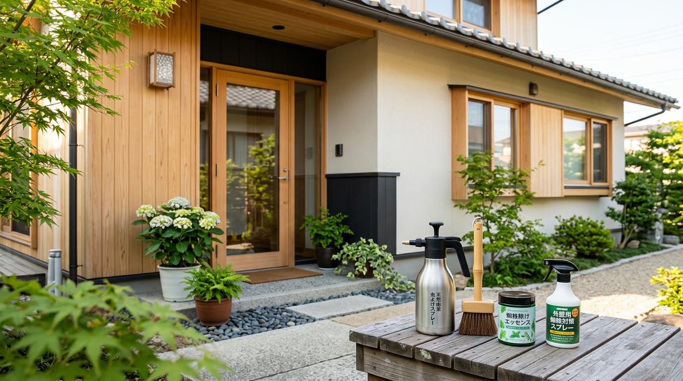 クモの巣を今年こそ張らせない！6月から始める外回りスパイダー対策完全ガイド