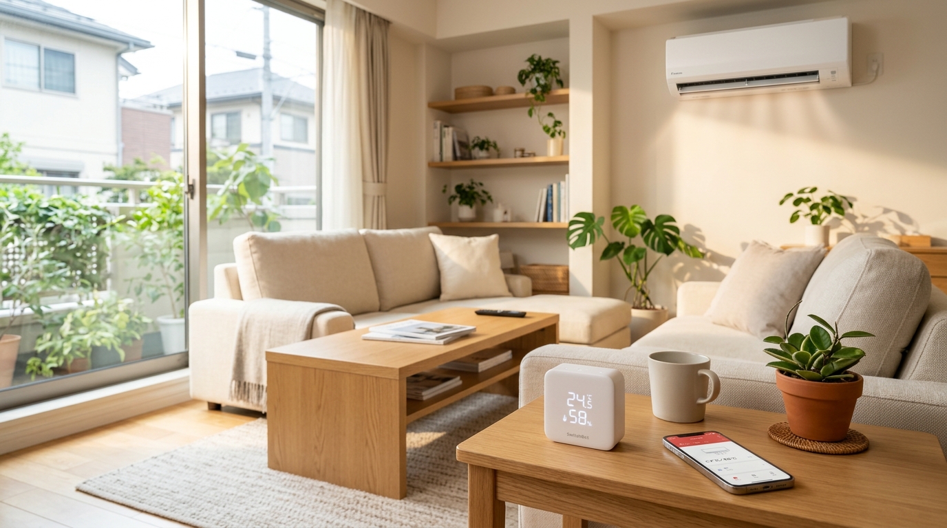 SwitchBot Hub 2 を導入して半年。帰宅前にエアコンをつける生活が、思った以上に変えてくれたこと